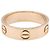 Anello Love Band di Cartier in oro rosa 18K D'oro - vista 2