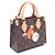 Borsa Louis Vuitton LV x TM OnTheGo BB Monogram Panda Marrone - vista 2