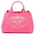 Borsa Tote Prada Canapa Rosa