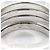Bulgari Anello Bvlgari B-zero1 4-Band in oro bianco 18K D'oro - vista 4