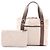 Bulgari Bolso Tote Bvlgari Logomania Castaño Beige