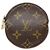 Louis Vuitton Monedero Round Monogram Marrón Castaño