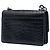 Borsa a tracolla Monogram Sunset in pelle nera con stampa coccodrillo misura Medium Saint Laurent Nero - vista 2