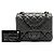 Chanel Gray Mini Square Classic Lambskin Single Flap Marrone Grigio antracite - vista 8