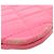 Pochette Chanel en agneau matelassé CC rose - vue 10