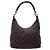 Borsa a tracolla Gucci in nylon GG marrone Marrone scuro