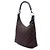 Borsa a tracolla Gucci in nylon GG marrone Marrone scuro - vista 2