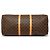Louis Vuitton Marrone Monogram Keepall 60 - vista 3