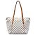Louis Vuitton White Damier Azur Totally PM Weiß