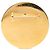 Spilla Chanel Gold CC Placcata Oro Smalto 31 Rue Cambon - vista 2