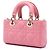 Dior Lady D Joy in micro agnello rosa cannage - vista 2