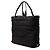 Prada Black Tessuto Bomber Tote Schwarz - Ansicht 2