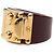 Anello Lock Me in resina rossa e placcato oro Louis Vuitton M Rosso Bordò - vista 2