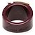Anello Lock Me in resina rossa e placcato oro Louis Vuitton M Rosso Bordò - vista 4