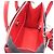 Borsa Louis Vuitton City Steamer PM Rouge Rosso - vista 3