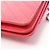 Bolsa de ombro com corrente de carteira Chanel Chevron V-Stitch Vermelho - vista 16
