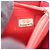 Bolsa de ombro com corrente de carteira Chanel Chevron V-Stitch Vermelho - vista 5
