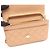 Borsa a tracolla Chanel Matelassé in pelle beige - vista 4