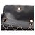 Borsa a tracolla Chanel Wild Stitch in pelle nera Nero - vista 6