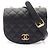Borsa a tracolla Chanel Matelassé Small Flap Nero