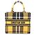 Christian Dior Dior BOOK TOTE Small Checkered Tote Bag