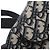 Borsa Saddle Christian Dior in blu navy e beige - vista 6