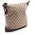 Borsa a Spalla Gucci GG Canvas Marrone Beige - vista 2