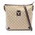 Borsa a Spalla Gucci Abbey GG Crystal Marrone Beige