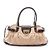 Bolso de hombro Salvatore Ferragamo Gancini Castaño Beige