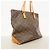 Borsa Tote Louis Vuitton Monogram Cabas Mezzo Marrone - vista 2