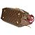Bolso de hombro LOUIS VUITTON Olympe en lona Monogram y cuero Aurore Berry Francia Castaño Roja - vista 10