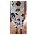 Gianfranco Ferré Weißes Sommerkleid mit Blumenmuster Rot Mehrfarben - Ansicht 4