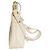 Prada Bianco 1 Saffiano Lux Leder Schultertasche 1BC204 Weiß - Ansicht 3