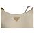 Prada Bianco 1 Saffiano Lux Leder Schultertasche 1BC204 Weiß - Ansicht 9