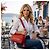 Louis Vuitton Sofia Coppola SC Borsa Bowling Slim Pelle Rossa Rosso - vista 2