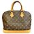 Borsa Louis Vuitton Alma Marrone - vista 2