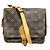 Borsa a tracolla Louis Vuitton Monogram Cartouchiere MM Marrone
