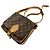 Borsa a tracolla Louis Vuitton Monogram Cartouchiere MM Marrone - vista 9