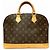 Borsa Louis Vuitton Alma - Tela Monogram Marrone - vista 2