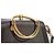 Chloé Borsa a tracolla CHLOE Nile Medium in pelle nera Crossbody Saddle Italia Nero - vista 15