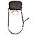 Chloé Borsa a tracolla CHLOE Nile Medium in pelle nera Crossbody Saddle Italia Nero - vista 8