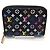 Portafoglio Zippy Louis Vuitton Nero Multicolore Monogramma
