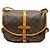 Borsa a Spalla Louis Vuitton Saumur 30 Marrone - vista 2