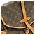 Borsa a Spalla Louis Vuitton Saumur 30 Marrone - vista 7