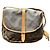 Borsa a Spalla Louis Vuitton Saumur 30 Marrone - vista 2