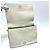 PRADA 1BD159 Borsa 2-Way in pelle Vitello Daino Bianco - vista 7