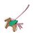 Hermès Portachiavi Cavallo Hermes Cheval Rodeo Pegasus PM Rosa Beige Verde
