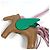Hermès Portachiavi Cavallo Hermes Cheval Rodeo Pegasus PM Rosa Beige Verde - Ansicht 3