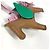 Hermès Portachiavi Cavallo Hermes Cheval Rodeo Pegasus PM Rosa Beige Verde - Ansicht 6