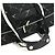 Borsa Boston Chanel Old Travel Line Nero Bianco - vista 9